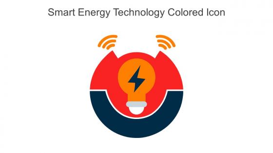 Smart Energy Technology Colored Icon In Powerpoint Pptx Png And Editable Eps Format