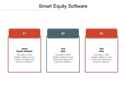 Smart equity software ppt powerpoint presentation inspiration grid cpb