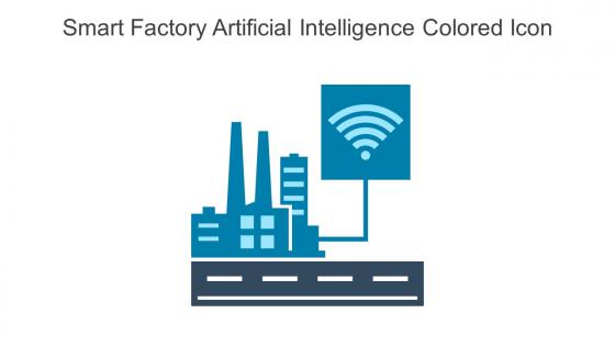 Smart Factory Artificial Intelligence Colored Icon In Powerpoint Pptx Png And Editable Eps Format