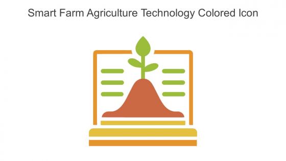 Smart Farm Agriculture Technology Colored Icon In Powerpoint Pptx Png And Editable Eps Format