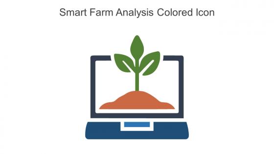 Smart Farm Analysis Colored Icon In Powerpoint Pptx Png And Editable Eps Format