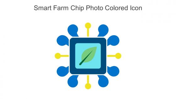 Smart Farm Chip Photo Colored Icon In Powerpoint Pptx Png And Editable Eps Format