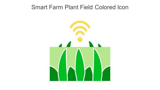 Smart Farm Plant Field Colored Icon In Powerpoint Pptx Png And Editable Eps Format