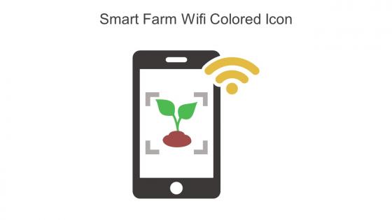 Smart Farm Wifi Colored Icon In Powerpoint Pptx Png And Editable Eps Format