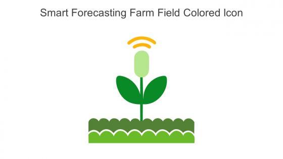 Smart Forecasting Farm Field Colored Icon In Powerpoint Pptx Png And Editable Eps Format