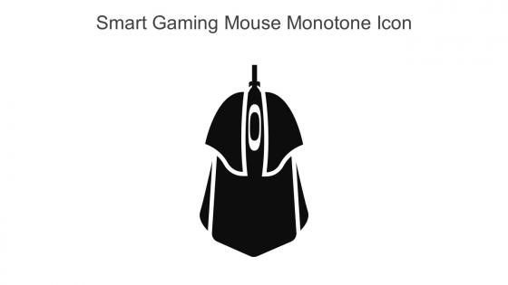 Smart Gaming Mouse Monotone Icon In Powerpoint Pptx Png And Editable Eps Format