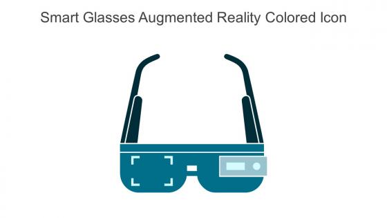 Smart Glasses Augmented Reality Colored Icon In Powerpoint Pptx Png And Editable Eps Format