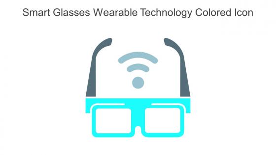 Smart Glasses Wearable Technology Colored Icon In Powerpoint Pptx Png And Editable Eps Format