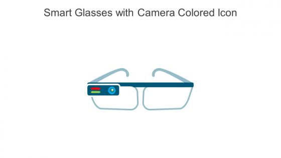 Smart Glasses With Camera Colored Icon In Powerpoint Pptx Png And Editable Eps Format