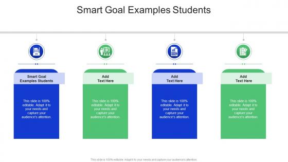 Smart Goal Examples Students In Powerpoint And Google Slides Cpb