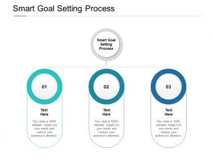Smart goal setting process ppt powerpoint presentation show files cpb