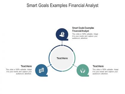 Smart goals examples financial analyst ppt powerpoint presentation file elements cpb