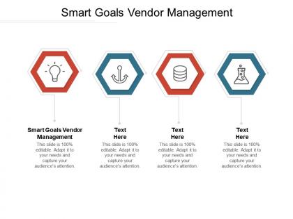 Smart goals vendor management ppt powerpoint presentation outline visuals cpb