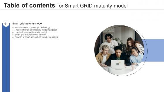 Smart Grid Maturity Model For Table Of Contents Ppt Show Graphics Pictures