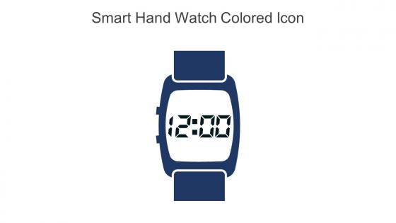 Smart Hand Watch Colored Icon In Powerpoint Pptx Png And Editable Eps Format