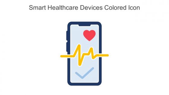Smart Healthcare Devices Colored Icon In Powerpoint Pptx Png And Editable Eps Format