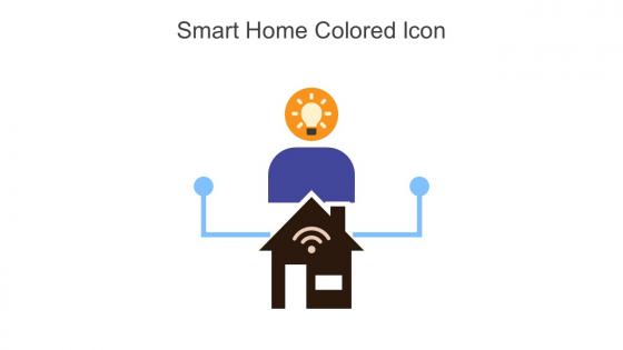Smart Home Colored Icon In Powerpoint Pptx Png And Editable Eps Format