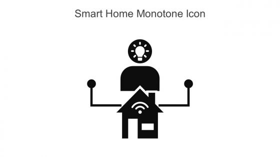 Smart Home Monotone Icon In Powerpoint Pptx Png And Editable Eps Format
