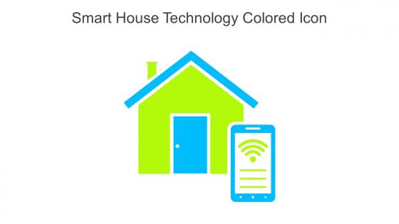Smart House Technology Colored Icon In Powerpoint Pptx Png And Editable Eps Format