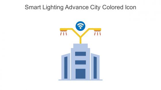 Smart Lighting Advance City Colored Icon In Powerpoint Pptx Png And Editable Eps Format
