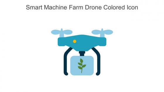 Smart Machine Farm Drone Colored Icon In Powerpoint Pptx Png And Editable Eps Format