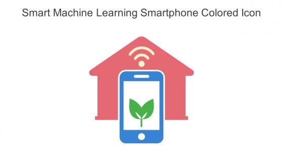 Smart Machine Learning Smartphone Colored Icon In Powerpoint Pptx Png And Editable Eps Format