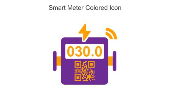 Smart Meter Colored Icon In Powerpoint Pptx Png And Editable Eps Format