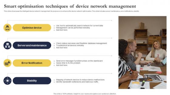 Smart Optimisation Techniques Of Device Network Management