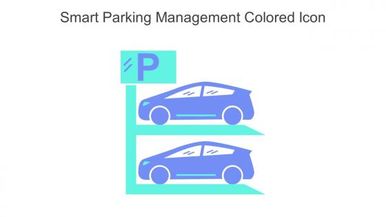 Smart Parking Management Colored Icon In Powerpoint Pptx Png And Editable Eps Format