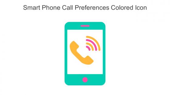 Smart Phone Call Preferences Colored Icon In Powerpoint Pptx Png And Editable Eps Format