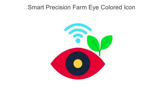 Smart Precision Farm Eye Colored Icon In Powerpoint Pptx Png And Editable Eps Format