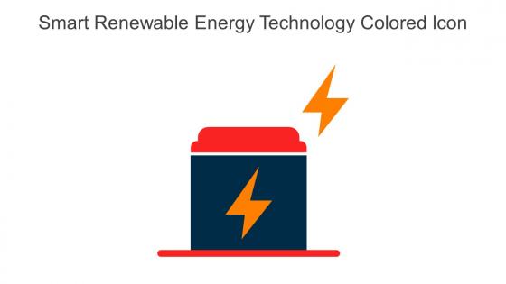 Smart Renewable Energy Technology Colored Icon In Powerpoint Pptx Png And Editable Eps Format
