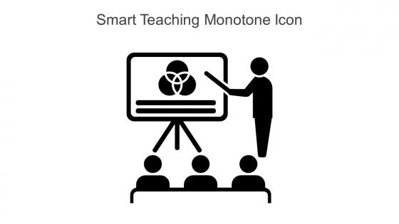 Smart Teaching Monotone Icon In Powerpoint Pptx Png And Editable Eps Format