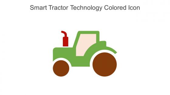Smart Tractor Technology Colored Icon In Powerpoint Pptx Png And Editable Eps Format