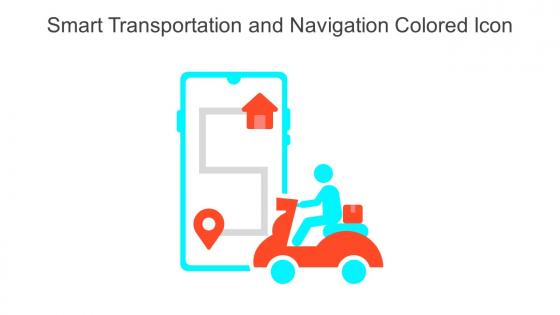 Smart Transportation And Navigation Colored Icon In Powerpoint Pptx Png And Editable Eps Format