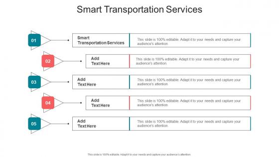 Smart Transportation Services In Powerpoint And Google Slides Cpb