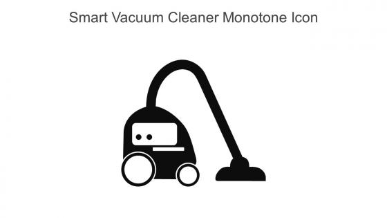 Smart Vacuum Cleaner Monotone Icon In Powerpoint Pptx Png And Editable Eps Format
