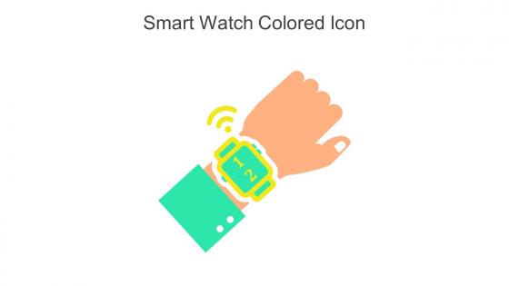 Smart Watch Colored Icon In Powerpoint Pptx Png And Editable Eps Format