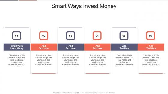 Smart Ways Invest Money In Powerpoint And Google Slides Cpb