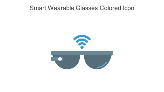 Smart Wearable Glasses Colored Icon In Powerpoint Pptx Png And Editable Eps Format