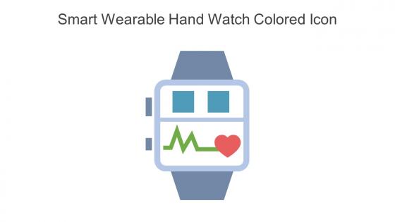 Smart Wearable Hand Watch Colored Icon In Powerpoint Pptx Png And Editable Eps Format