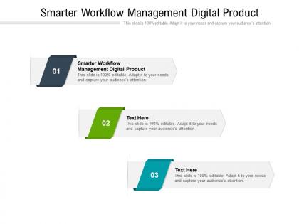 Smarter workflow management digital product ppt powerpoint presentation infographics cpb