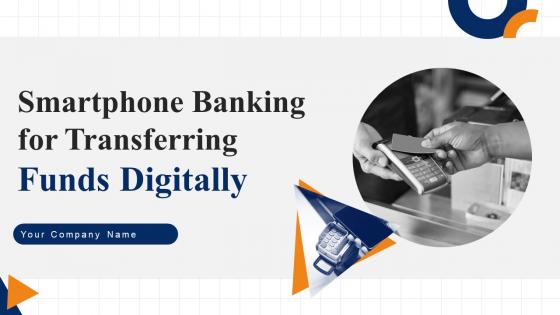 Smartphone Banking For Transferring Funds Digitally Fin CD V