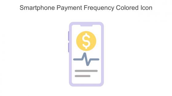 Smartphone Payment Frequency Colored Icon In Powerpoint Pptx Png And Editable Eps Format