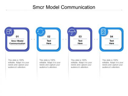 Smcr model communication ppt powerpoint presentation portfolio topics cpb