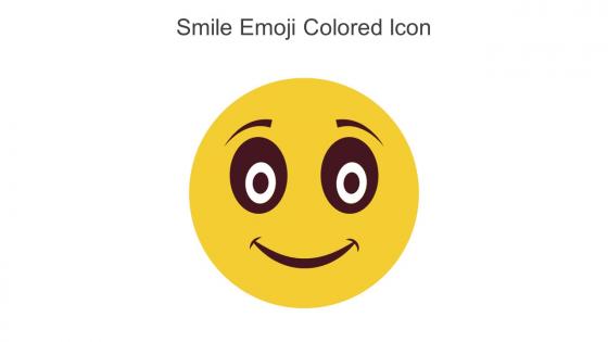 Smile Emoji Colored Icon In Powerpoint Pptx Png And Editable Eps Format