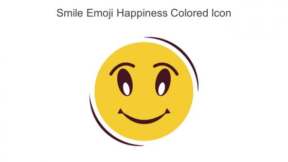 Smile Emoji Happiness Colored Icon In Powerpoint Pptx Png And Editable Eps Format