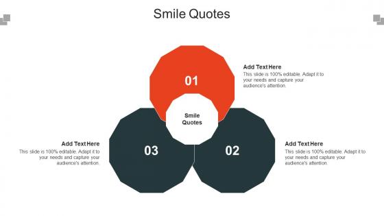 Smile Quotes Ppt Powerpoint Presentation Ideas Slides Cpb