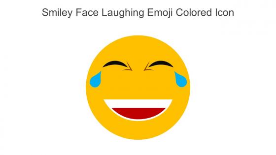 Smiley Face Laughing Emoji Colored Icon In Powerpoint Pptx Png And Editable Eps Format