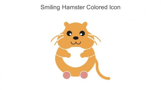 Smiling Hamster Colored Icon In Powerpoint Pptx Png And Editable Eps Format